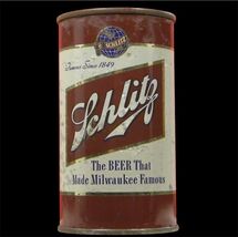 Old Vintage Schlitz Beer Can Metal Sign 8x12in  Mancave Garage - $37.61