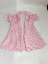Vintage Pink and White Doll Robe Fits Barbie | British Colony of Hong Kong - $187.97 MXN