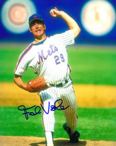 Frank Viola signed New York Mets 8x10 Photo (arm up pitching) - £12.01 GBP