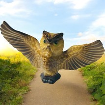 Vtg Hagen Renaker Owl Miniature Brown Figurine Wings Spread Bird Porcelain  - €11,04 EUR