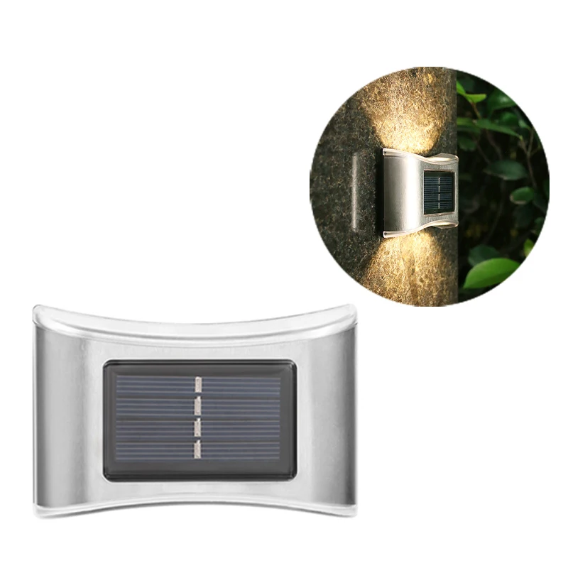Solar LED Wall Lamp Outdoor Waterproof Wall Light for Balcony Patio Courtyards F - £147.71 GBP