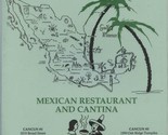 Cancun Mexican Restaurant &amp; Cantina Menu Nashville Chattanooga Madison T... - $17.82