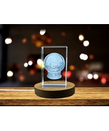 LED Base included | 3D laser engraved crystal ball decor for magical dec... - $35.54 CAD+