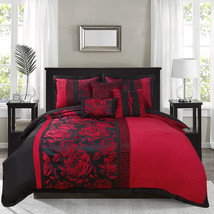 HIG 7 Piece Jacquard Comforter Sets - Exquisite Fashion, Unique and Novel - £33.80 GBP+