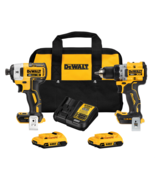DeWalt 20V MAX XR Cordless 1/2 inch Drill/Driver and 1/4 inch Impact Driver Kit - $502.99