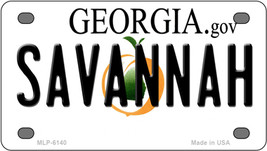 Savannah Georgia Novelty Mini Metal License Plate Tag - $14.95