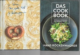 Das Cookbook SIGNED Hans Rockenwagner German Cooking California Style Hardcover - £23.24 GBP