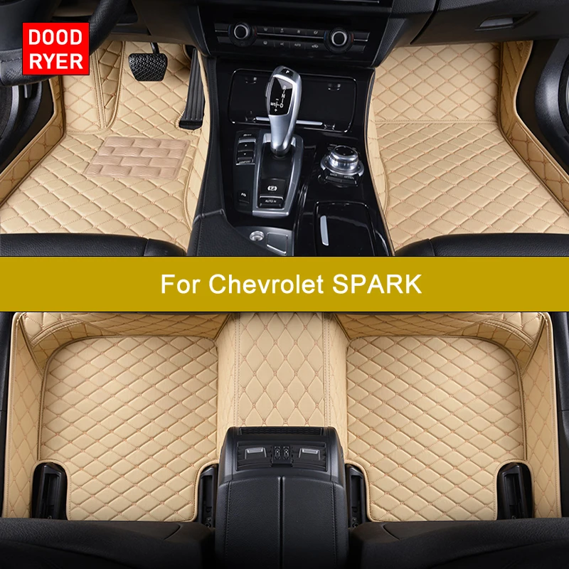 DOODRYER Custom Car Floor Mats For Chevrolet SPARK Auto Accessories Foot Carpet - $82.78