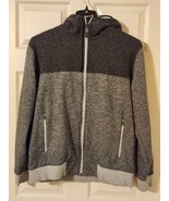 The North Pole Men’s Fleece Lined Full Zip Hoodie Two Tone Gray Size Large - £18.73 GBP