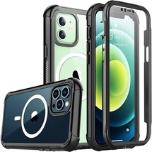 Magnetic Case Compatible with iPhone 12 Case/iPhone 12 Pro Case,Built in Magnets - £12.36 GBP