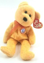 TY Beanie Baby &quot;Sunny&quot; e-Beanie Bear #4401 with Tag Retired Yellow - $9.10