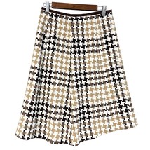 VTG 90s Perry Ellis Houndstooth Skirt Womens 4 Academia Schoolgirl Classic - £19.23 GBP