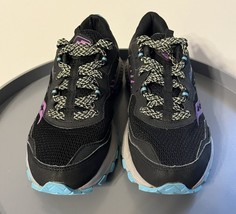 Saucony Women’s Excursion TR15 Size 8.5 Black ,Purple, Blue Trail Running Shoe - $38.00