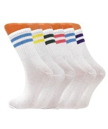 Athletic Sport Crew Socks for Men and Women 6 Pairs - £13.56 GBP