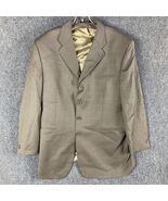 Fubu Collection Blazer Men&#39;s Size 44R Jacket Suit 100% Wool Made In Canada - $529.88 MXN