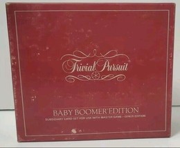1983 Original Trivial Pursuit Baby Boomer Edition Card Set Vintage Family Gaming - £7.54 GBP
