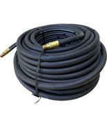 Made in USA Continental  3/8&quot; X 100 Ft Black Ruber Air Hose 200Psi Oil R... - $93.49