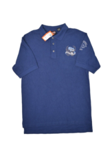 Vintage Harley Davidson Polo Shirt Mens M Blue Eagle Short Sleeve Made i... - £22.18 GBP