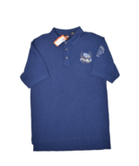 Vintage Harley Davidson Polo Shirt Mens M Blue Eagle Short Sleeve Made i... - £20.94 GBP