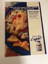 1990s Kraft Miracle Whip Light Vintage Print Ad Advertisement pa15 - £5.48 GBP