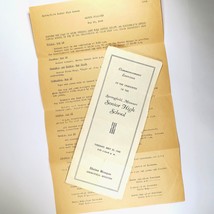 Senior High School 1948 Commencement Program &amp; Bulletin Missouri Ephemer... - $29.70