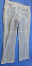 Men&#39;s Wrangler Light Blue Wash J EAN S Boot Cut Denim Pants 40X30.5 - £19.46 GBP