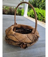 Mika McCann Fiber Sculpture Basketry Basket With Handle - Phillipines - $75.95