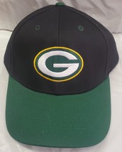 Green Bay Packers Adjustable Black Ballcap - NFL - $17.45