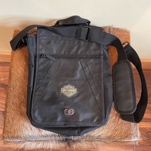 Harley Davidson Crossbody Messenger Bag Black  - $36.24