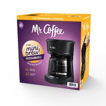 5-Cup Programmable Coffee Maker, 25 Oz. Mini Brew, Brew Now or Later, Black - $52.47