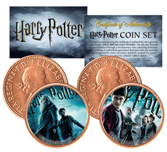 Harry Potter HALF-BLOOD PRINCE Colorized British Halfpenny 2-Coin Set *Licensed* - £6.84 GBP