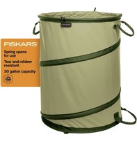 Collapsible Garden Bag for Yard Waste, 30 Gallon Reusable Container for Lawn Car - £26.24 GBP