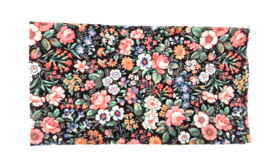 New Jo-Ann Cotton Fabric 19 x 21 inches Multicolor Floral Crafts Quilt Sewing - £7.59 GBP