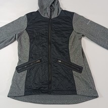 Columbia XL0062 Women’s Size M Black Gray/Black Full Zip Pockets Hoodie Jacket image 7