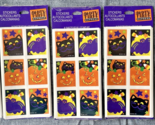 Vintage Hallmark Halloween Sticker Sheets Lot of 5 SKU - £21.34 GBP
