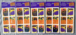 Vintage Hallmark Halloween Sticker Sheets Lot of 5 SKU - $26.99