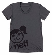 T-Shirt Neff Donna Charcoal Corpa Ragazze Sucker Faccia Smiley Emoji NWT - $250.31 MXN