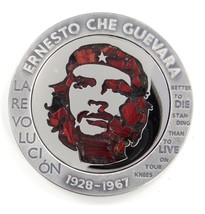 1 Oz Silver Coin 2023 Congo Ernesto Che Guevara Glass Mosaic / Steel Han... - $188.16