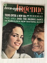 TEEN-AGERS Ingenue - April 1961 - Paul Anka, Swimsuits, Proms, Dating, Careers - £9.57 GBP