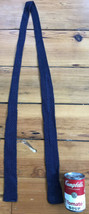 Vintage Mid Century Navy Blue Chunky Knit Knitted Skinny Square Neck Tie... - £19.65 GBP