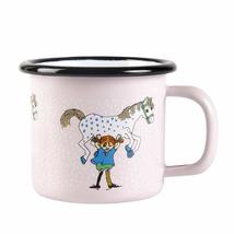 Muurla Pippi Longstocking Pippi and the Horse Metal Enamel Mug Cup 150ml... - $25.47