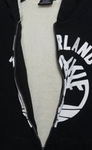 Timberland Medium 10-12 Youth Black White Zip Up Fleece Lined Jacket image 3
