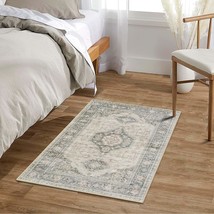 Oriental Kitchen Rugs Non Slip 2x3 Entryway Rugs Indoor Printed Small Rugs Stain - £32.11 GBP
