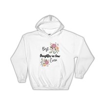 Best DAUGHTER-IN-LAW Ever : Gift Hoodie Flowers Floral Boho Vintage Pastel - £27.03 GBP