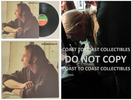 Henry Diltz signed Stephen Stills 2 album vinyl record COA exact proof autograph - £311.38 GBP
