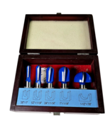 Router Round Nose 5 Piece Bit Set Blue Woodline - €77,22 EUR