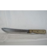 Lifetime Cutlery OLD HOMESTEAD Stainless 8 1/4&quot; Blade Butcher Knife Wood... - $14.00