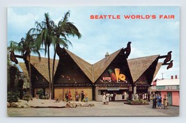 Hawaiian Pavilion Seattle Worlds Fair Washington WA UNP Chrome Postcard G16 - £3.83 GBP