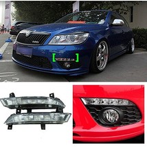 AupTech Car Daytime Running Lights LED DRL Driving for Skoda Octavia RS - £150.45 GBP