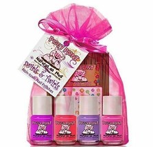 Piggy Paint Non-Toxic Girls Nail Polish Safe Odorless Swirls and Twirls Gift Set - £16.27 GBP